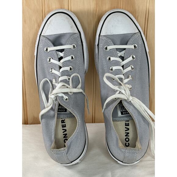 Converse Chuck Taylor All Star Lift Ox Platforms Sneakers Wolf Grey Women's 10 - Picture 6 of 8